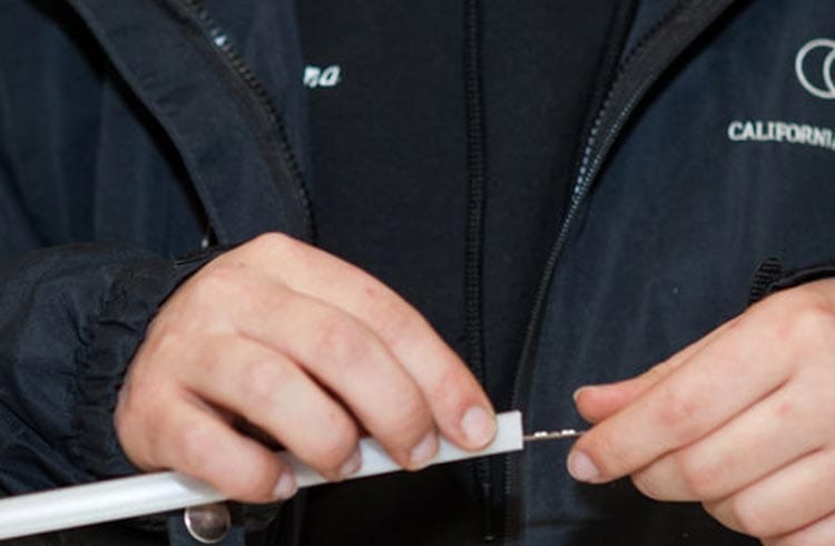 Special measuring process from an Installation Technician California Closets